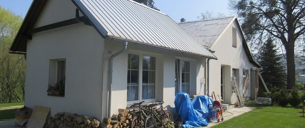 Infrapanely RD po rekonstrukci Raškovice