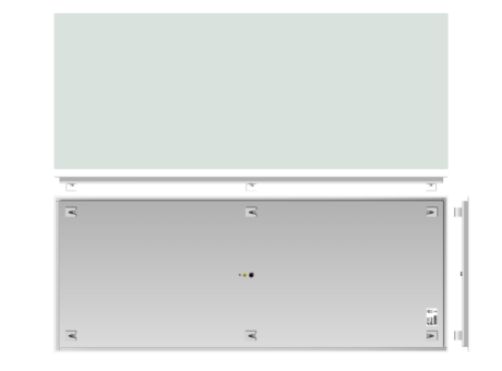 Infrapanel bezrámový - elegantní, 1300W, 150 x 60cm