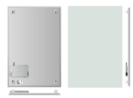 Infrapanel bezrámový - elegantní, dálkově ovládaný termostatem, 800W, 90 x 60cm