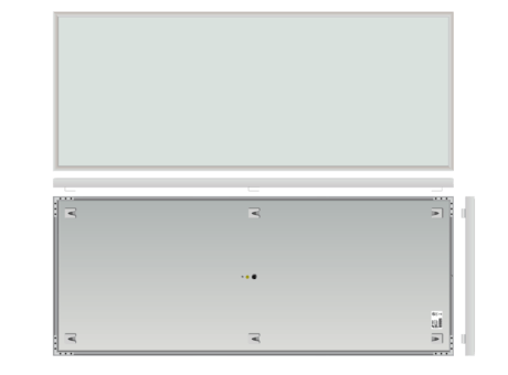 Infrapanel rámový, 1300W, 150 x 60cm