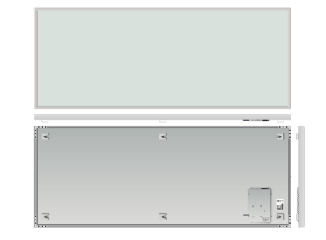 Infrapanel rámový, dálkově ovládaný termostatem, 1300W, 150 x 60cm
