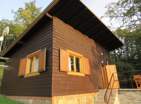 Infrapanely obec Čeladná - dřevěná stavba