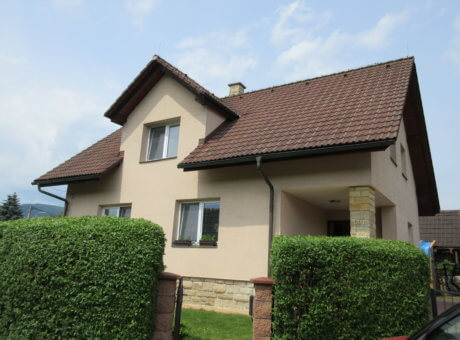 Infrapanely Bečva – nezateplený dům