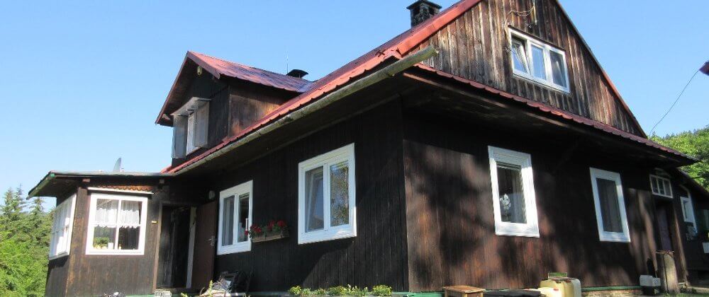 Infrapanely Krásná – stará dřevěná chalupa